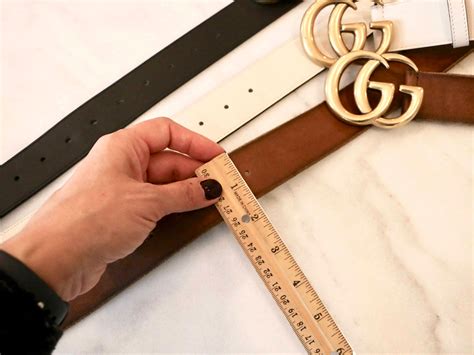 gucci belt adding holes|gucci marmont belt chart.